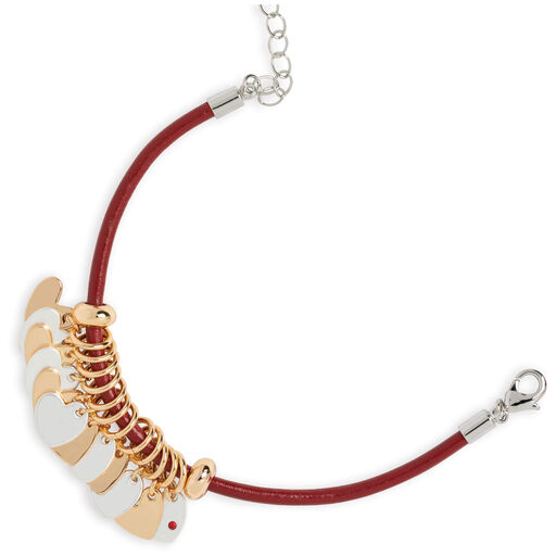 Heart Charms Red Giving Bracelet, 