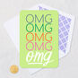 OMG Lettering Congratulations Card Card Front Detail image number 5