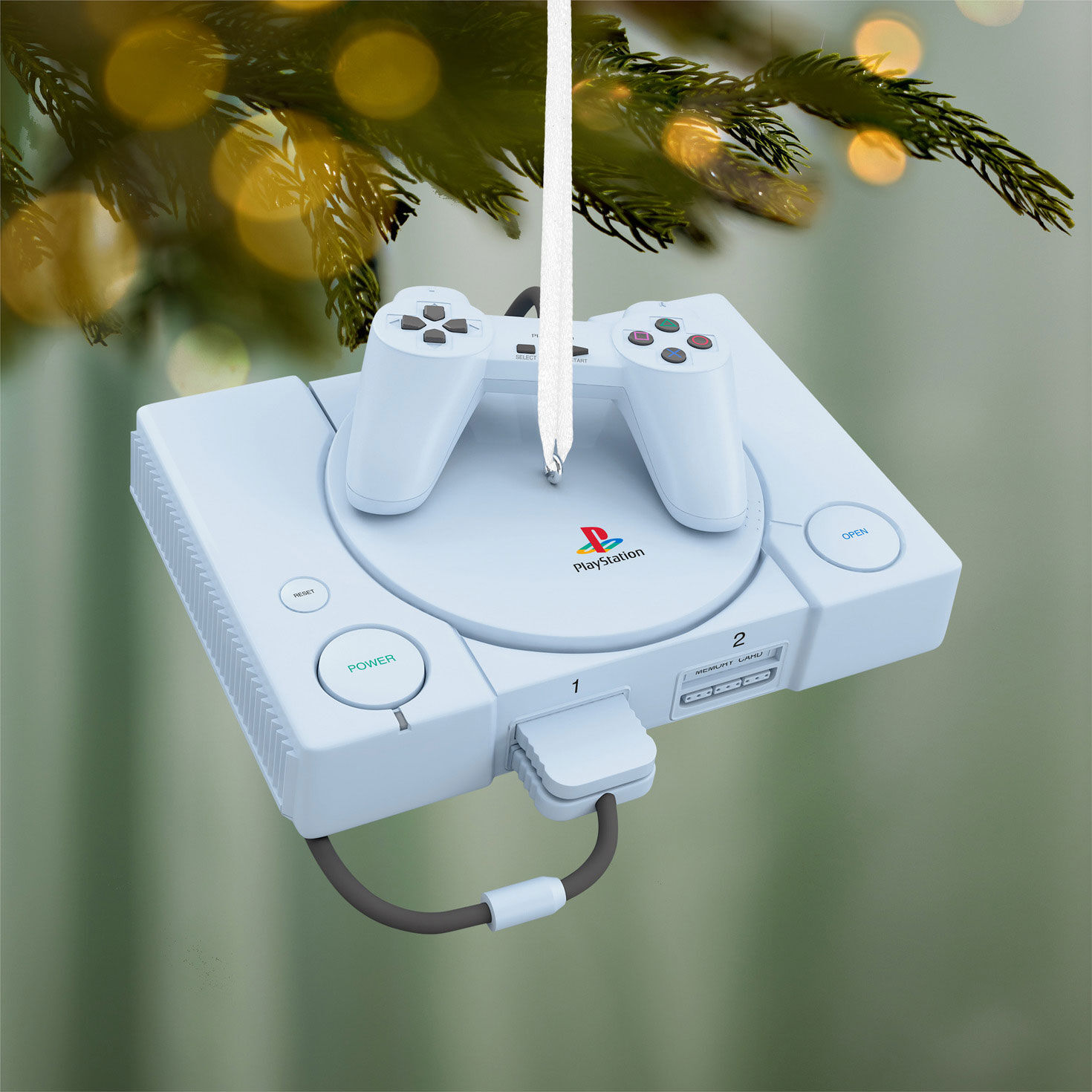 PlayStation Game Console Keepsake Ornament hanging on tree image number 2
