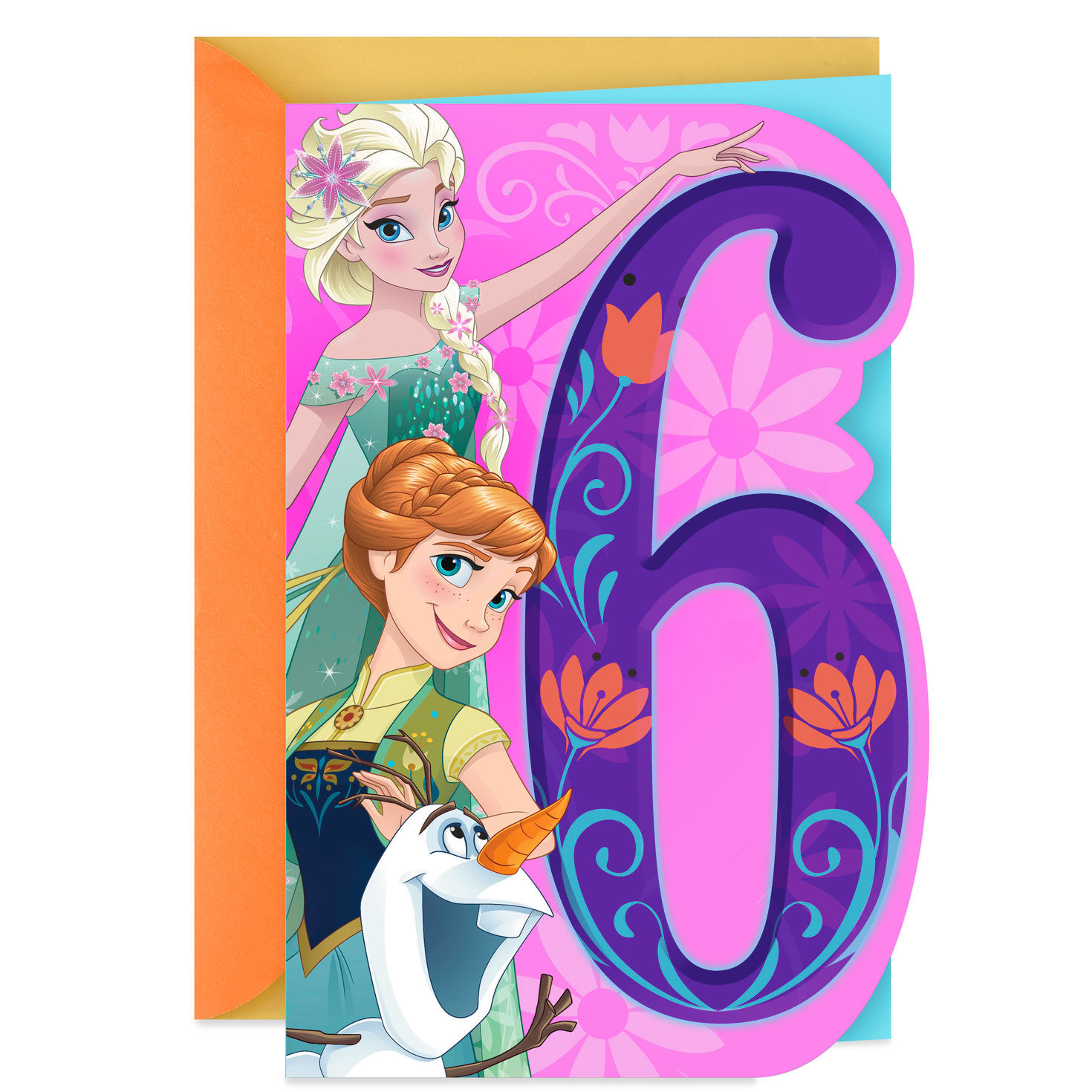 Disney Frozen Musical 6th Birthday Card Greeting Cards Hallmark