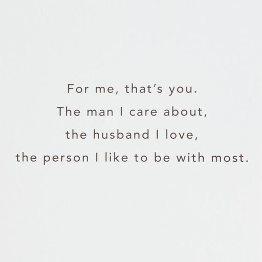 Grateful You're Mine Valentine's Day Card for Husband, 