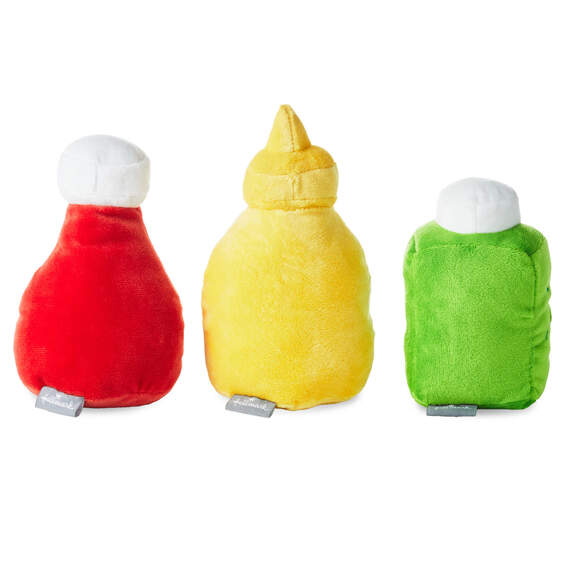 Better Together Ketchup, Mustard and Relish Magnetic Plush Trio, 7.5", , large image number 4