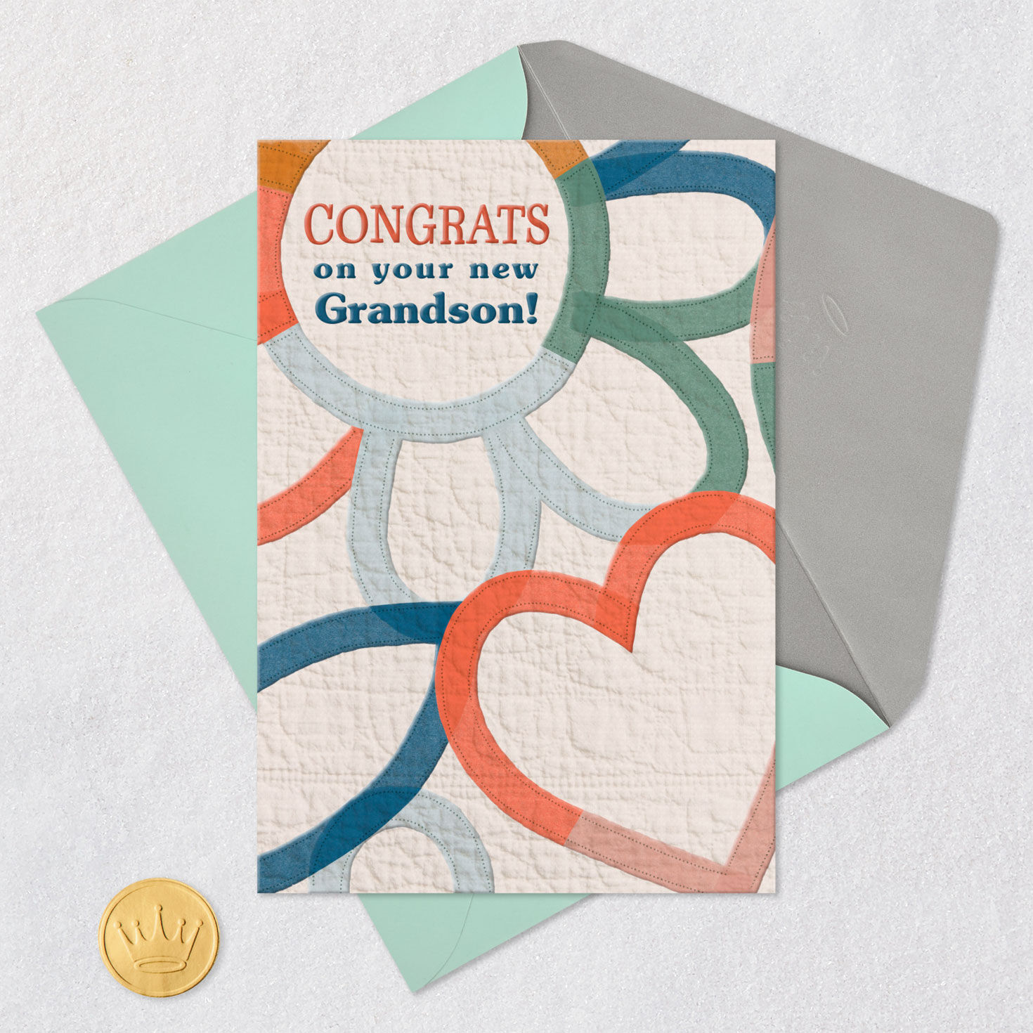 All the Snuggles New Baby Grandson Card for only USD 2.99 | Hallmark