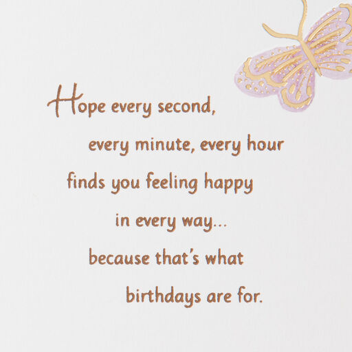Hope You Feel Happy in Every Way Birthday Card, 