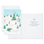Wintry Homes and Cars UNICEF Boxed Christmas Cards Card Front with Sentiment image number 3