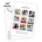 Modern Top Nine Flat Chrismas Photo Card, , large image number 2