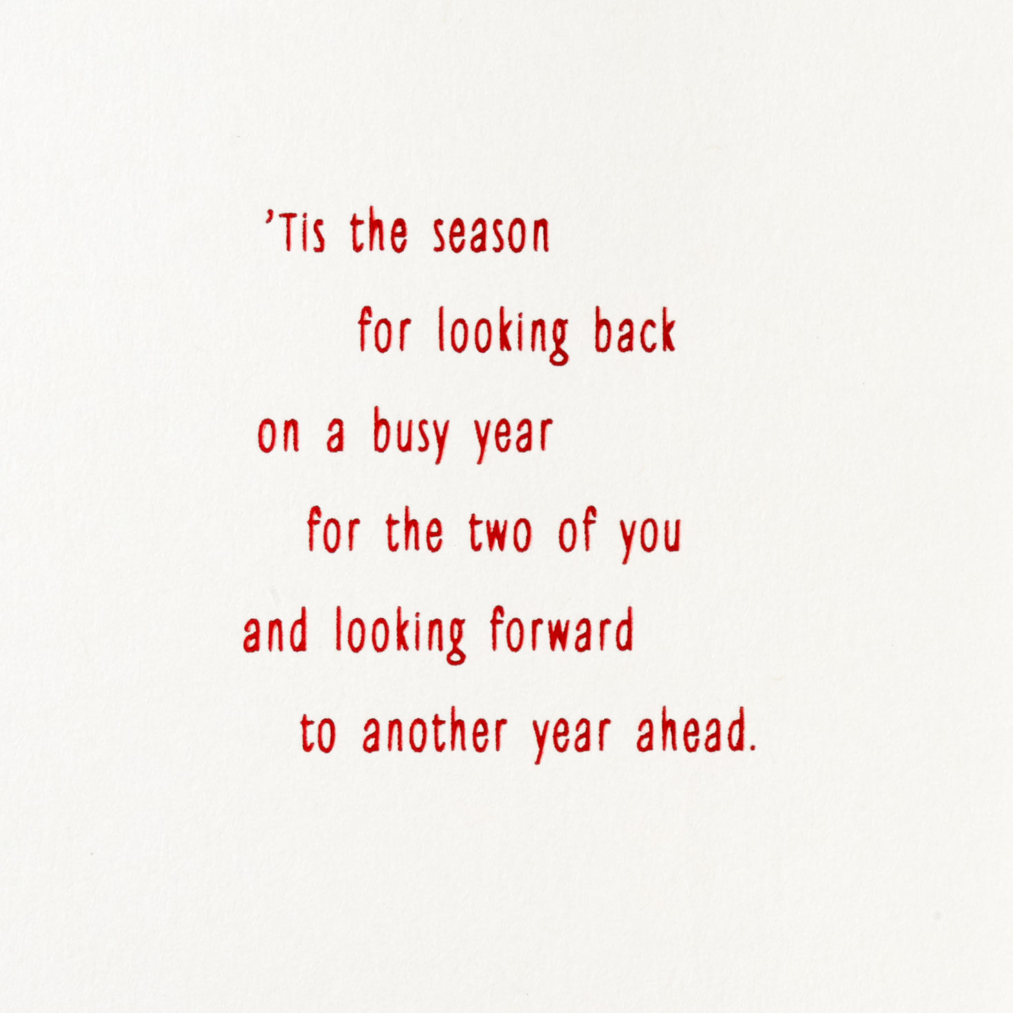 Red Ornaments Christmas Card for Sister and Brother-in-Law Sentiment image number 2
