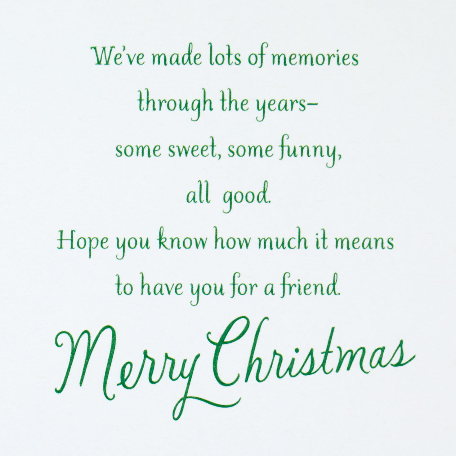 Friends Make Life Merrier Christmas Card, , large image number 2