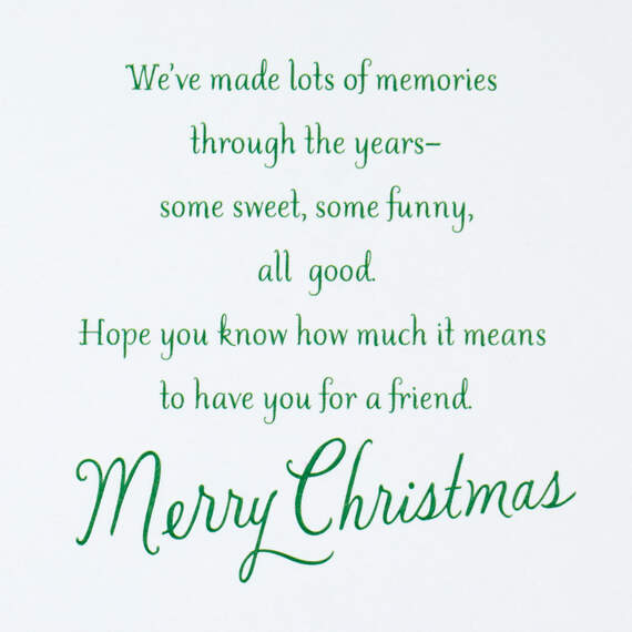 Friends Make Life Merrier Christmas Card, , large image number 2