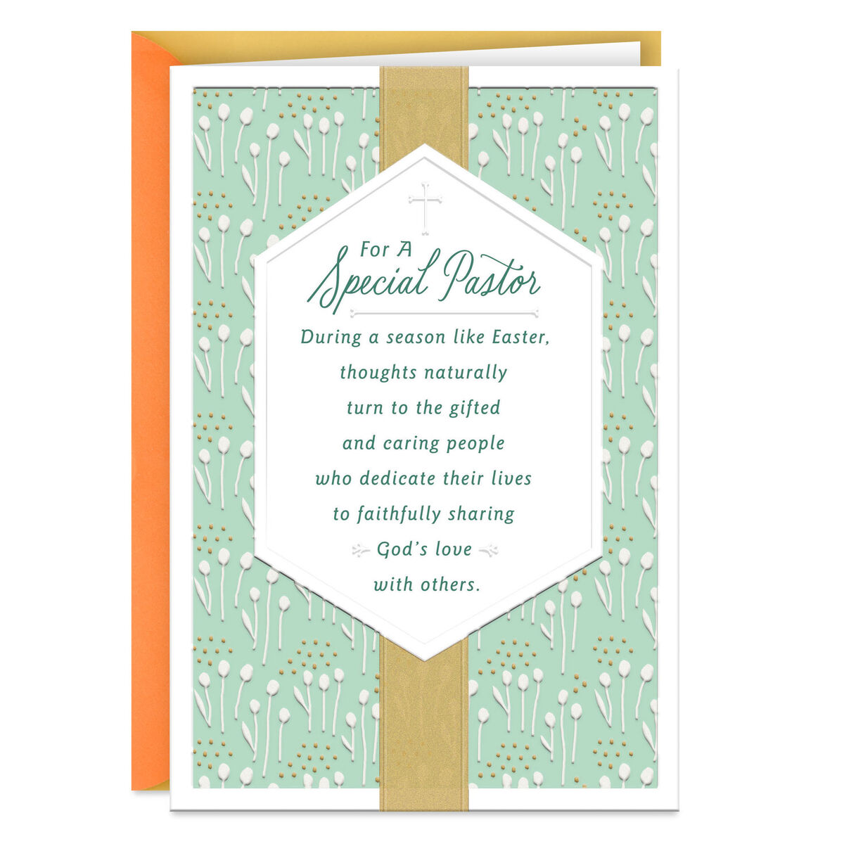 With Warm Appreciation Religious Easter Card for Pastor - Greeting