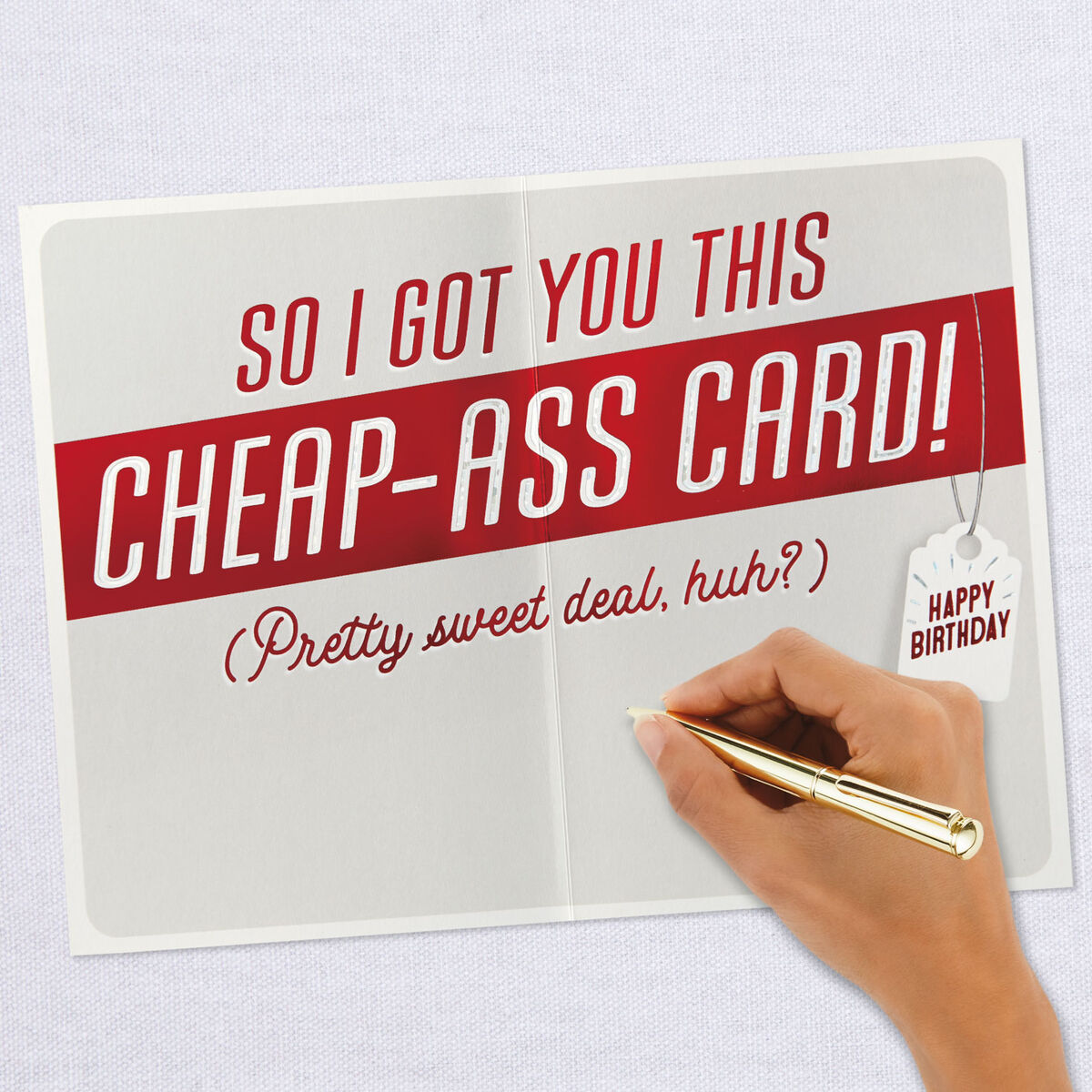 Cheap "Ass" Bargain Birthday Card Greeting Cards Hallmark