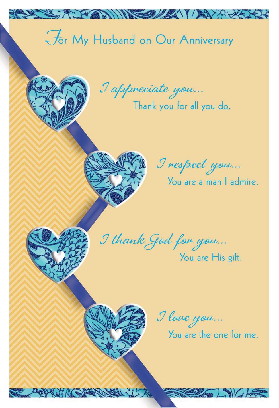 I Am Loved Anniversary Card for Husband