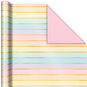 Stripes and Solids 3-Pack Reversible Wrapping Paper, 75 sq. ft. total, , large image number 4
