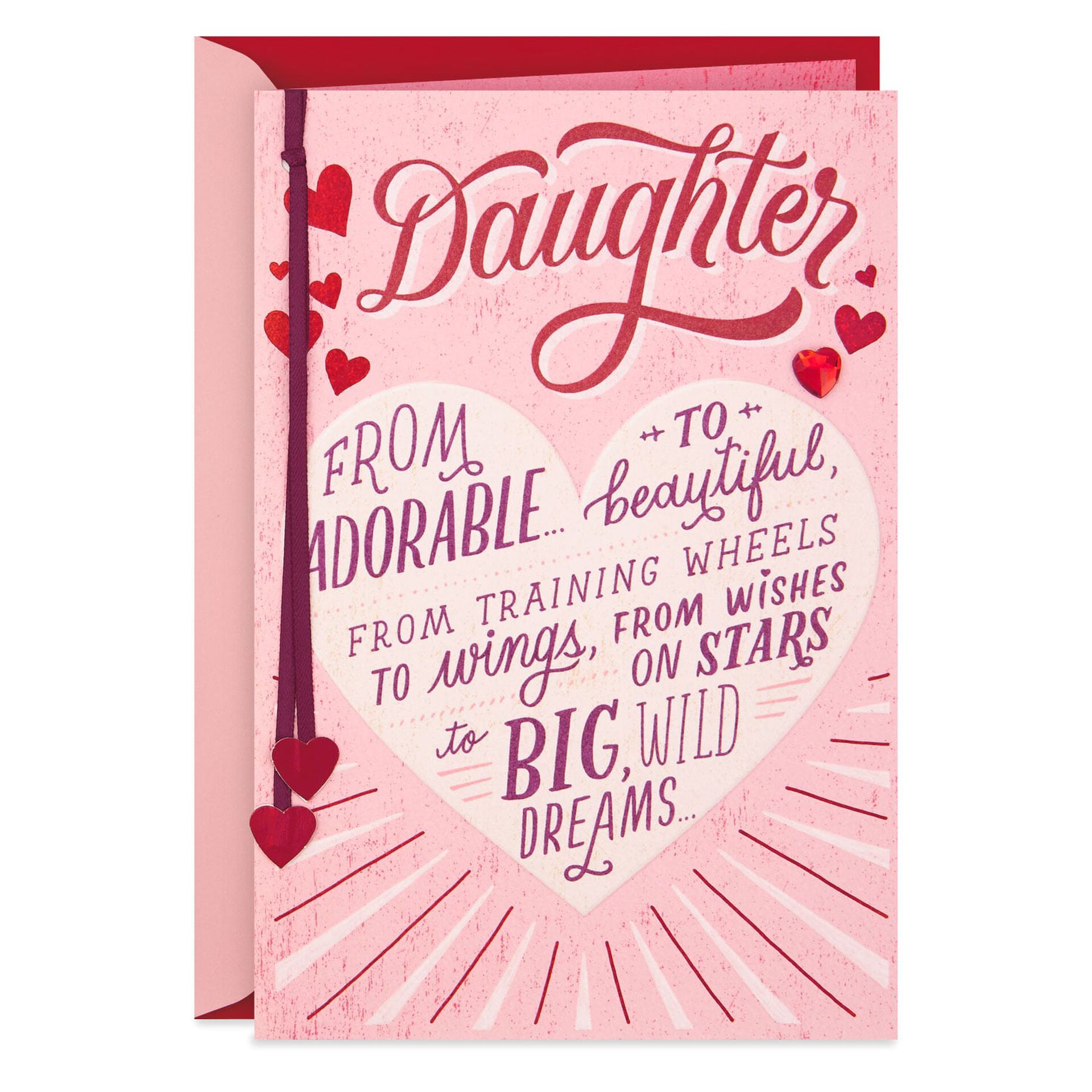 From Adorable to Beautiful Valentine's Day Card for Daughter - Greeting ...