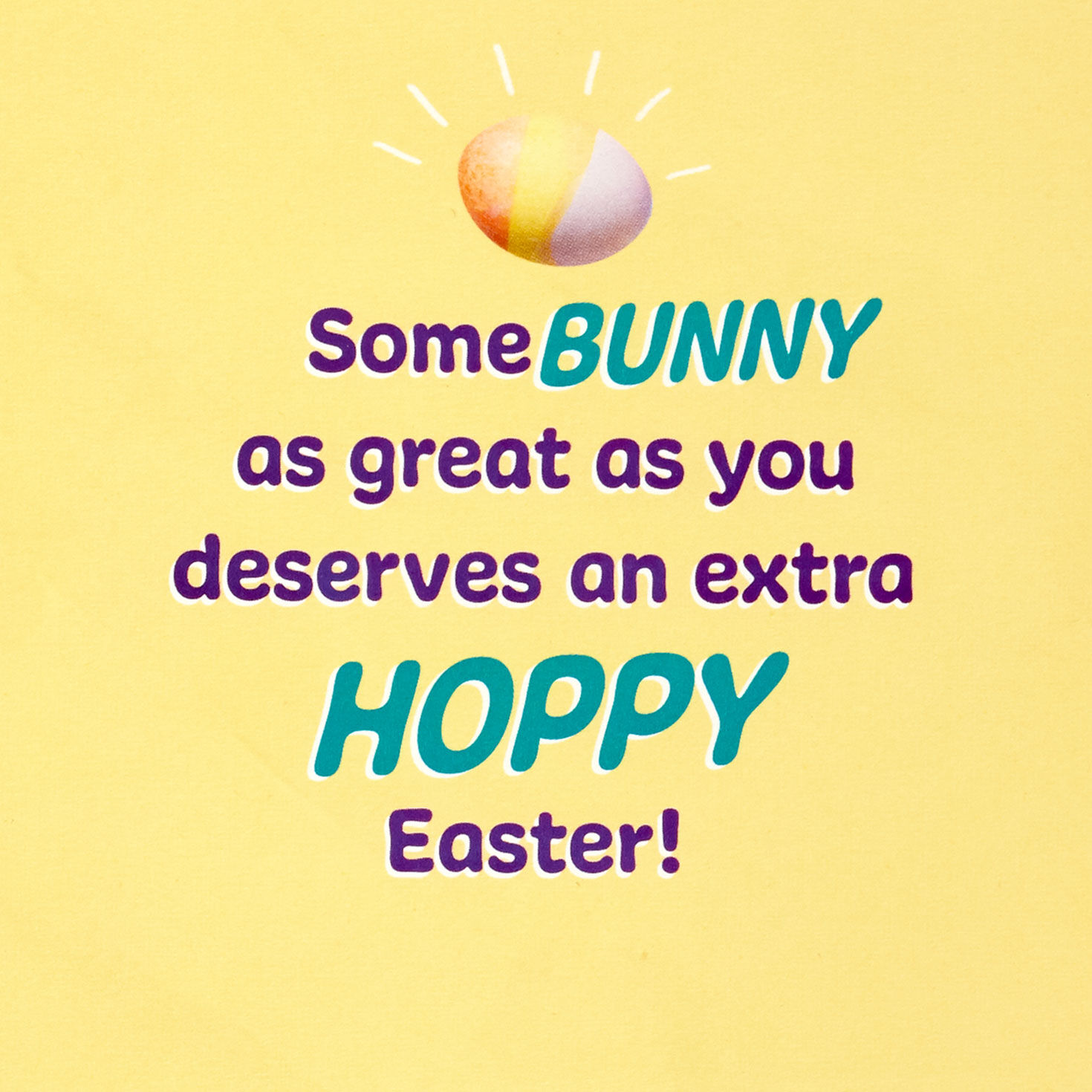 Bunny With Light-Up Glasses Funny Easter Card With Music Sentiment image number 3