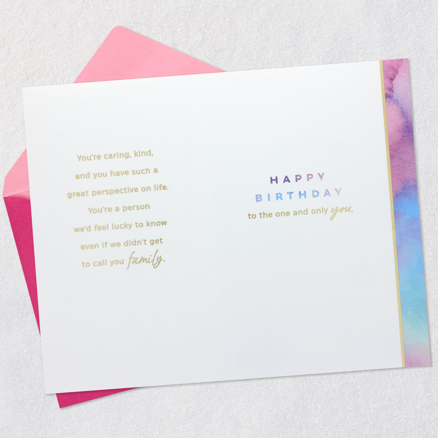 Candle Birthday Card for Daughter-in-Law Open card with envelope image number 4