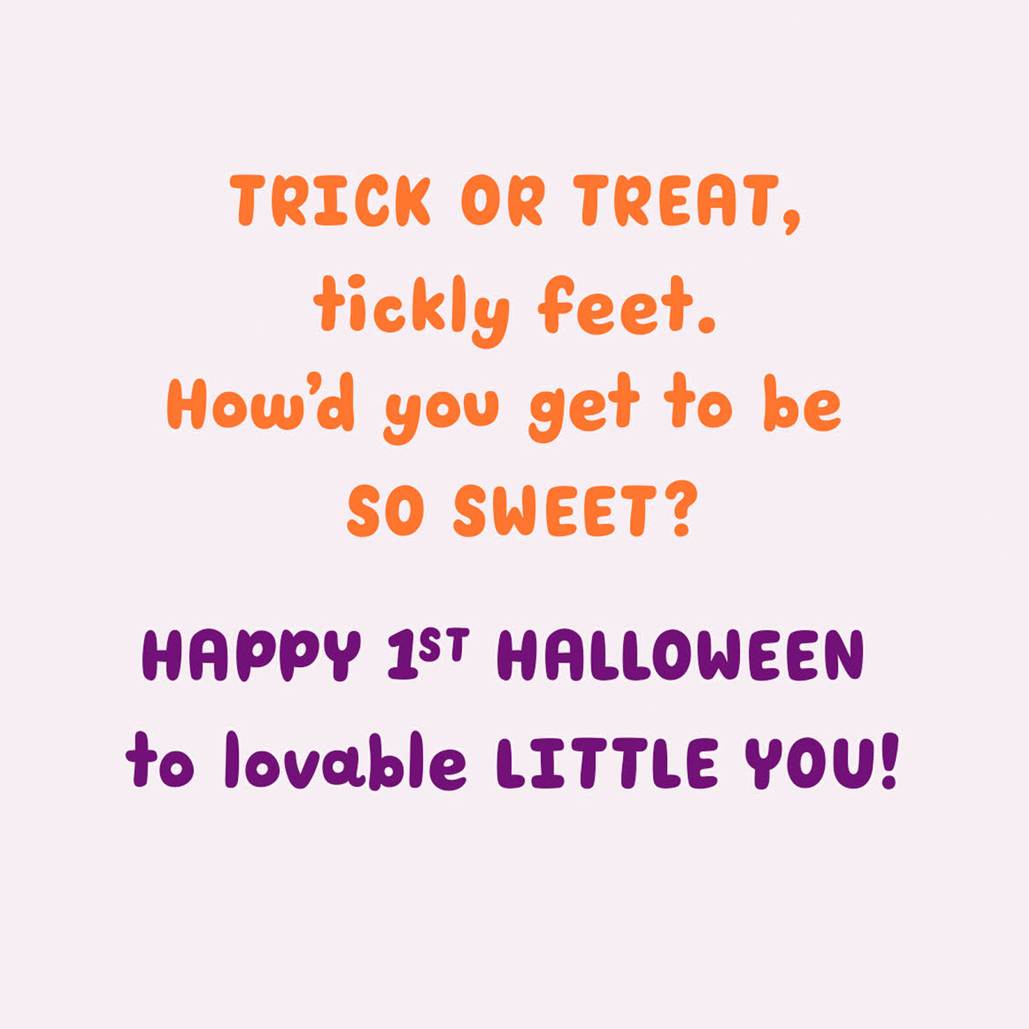 Black Kitten 1st Halloween Card for Baby Sentiment image number 2