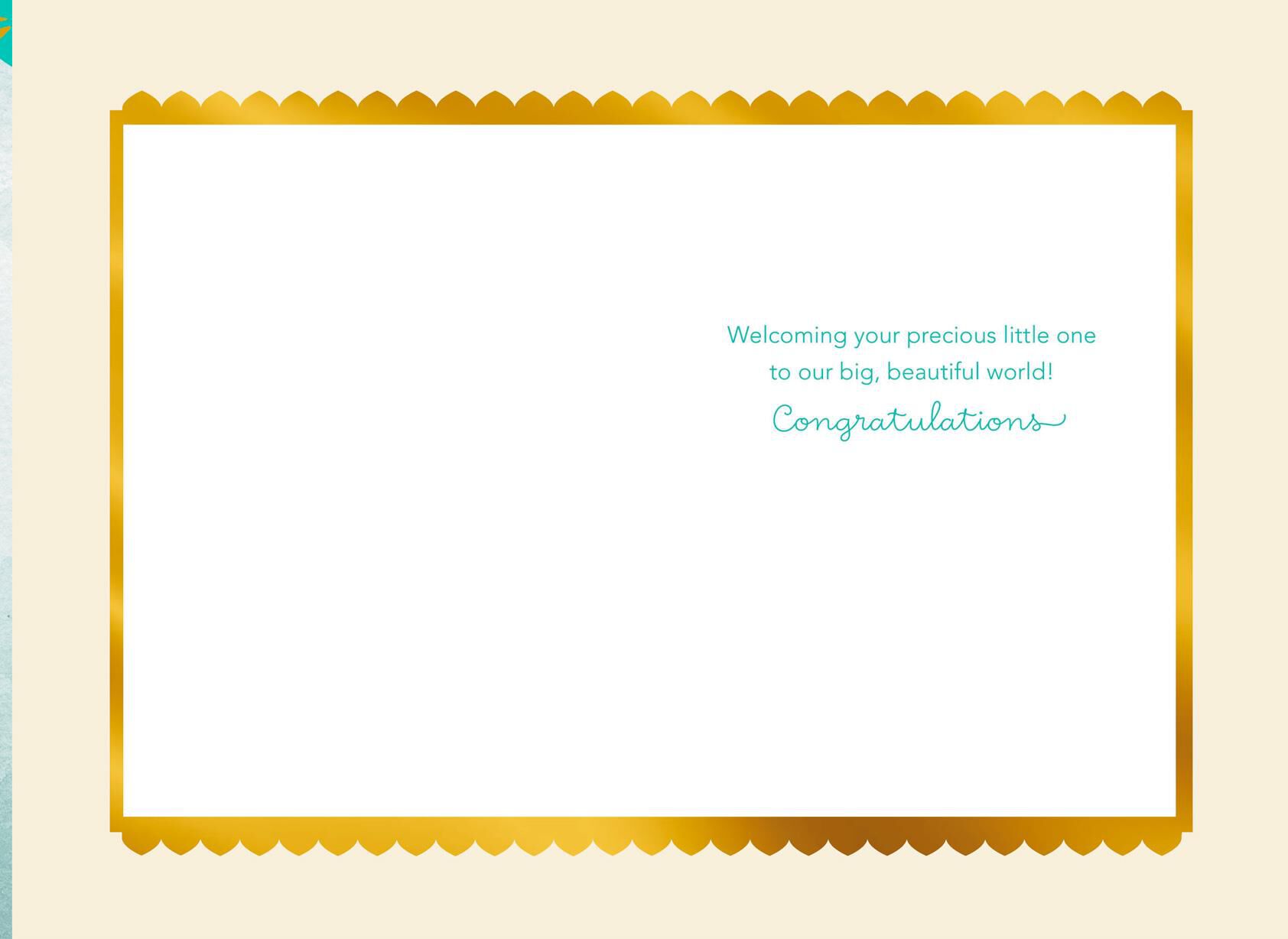 Precious Little One New Baby Card