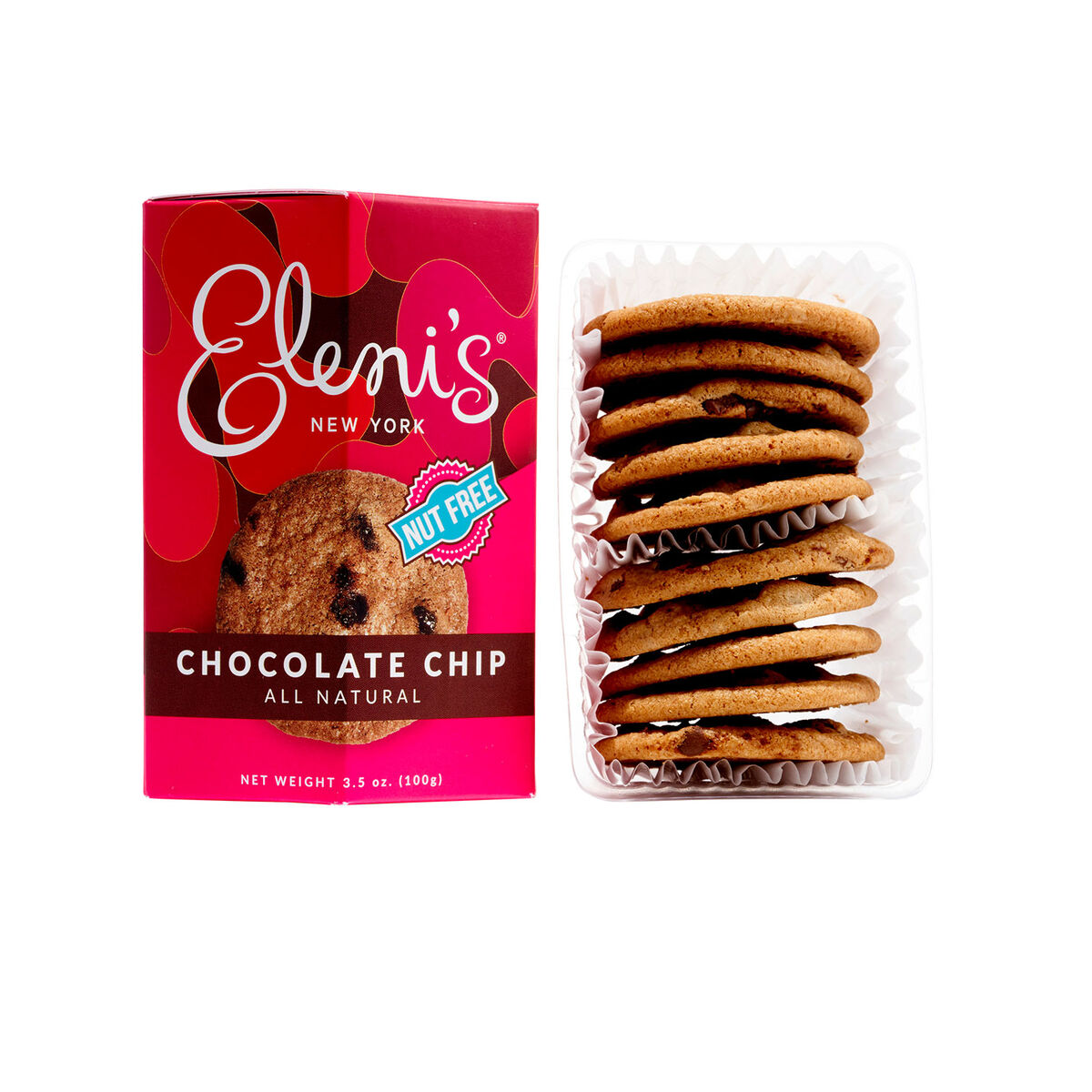 Eleni's New York Chocolate Chip Cookies, Box of 10 Candy & Chocolate