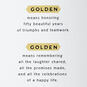 Golden Means 50th Anniversary Card, , large image number 2