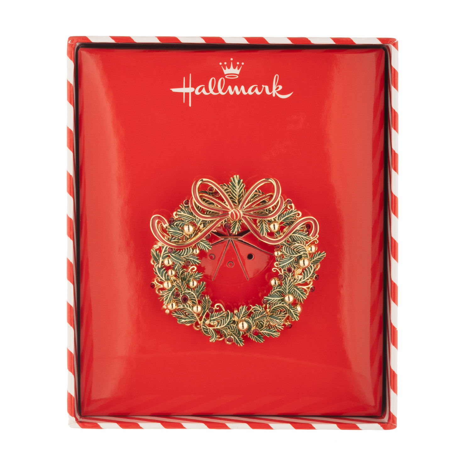 Holiday Wreath Jewelry Pin package open image number 2