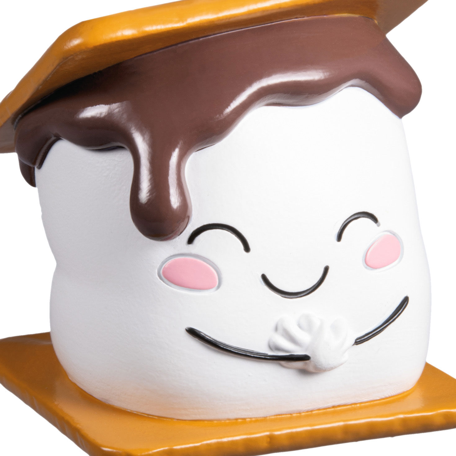 Smiling S'more Christmas Ornament closeup view image number 5
