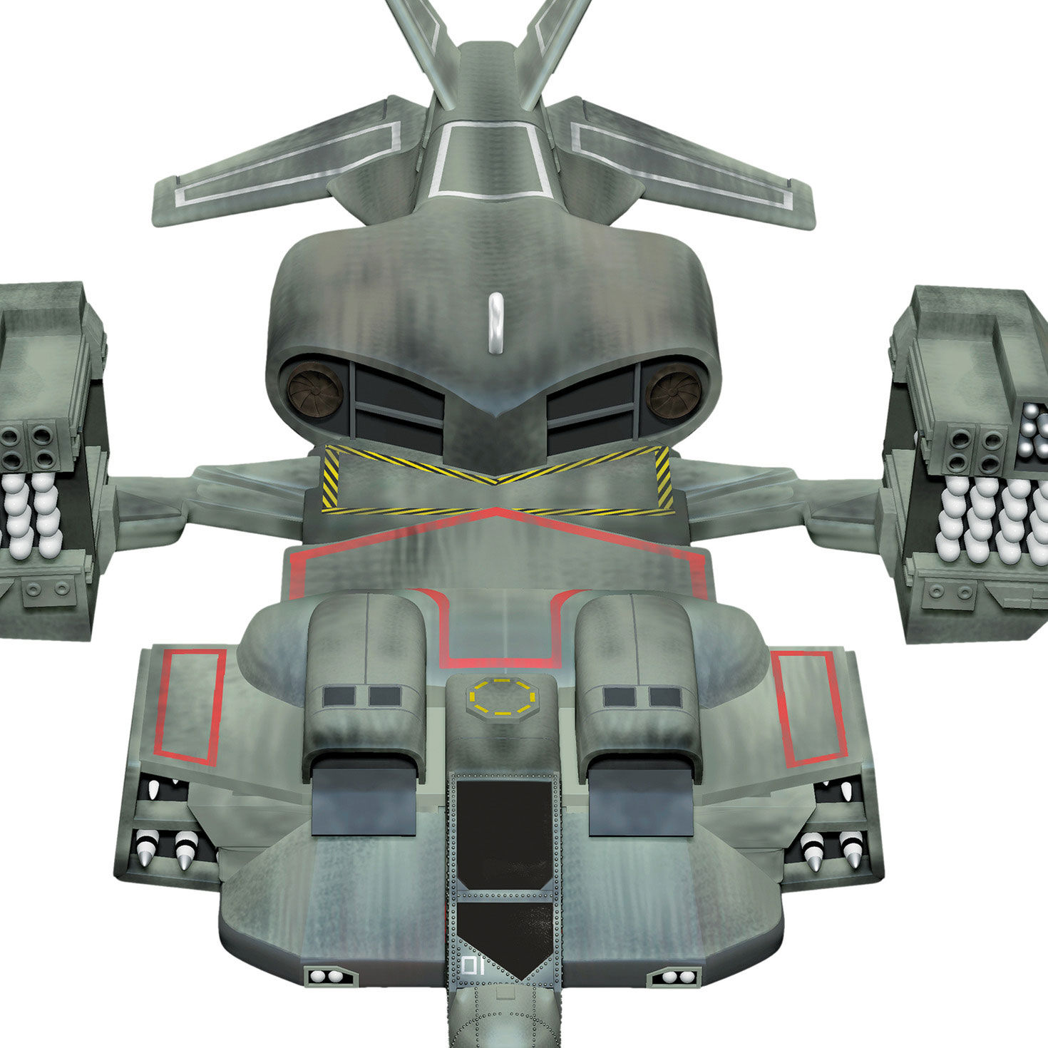 Aliens Cheyenne Spaceship Keepsake Ornament upclose view image number 5