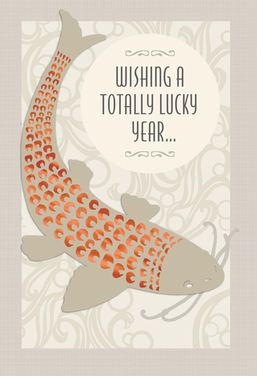 Totally Lucky Year Birthday Card