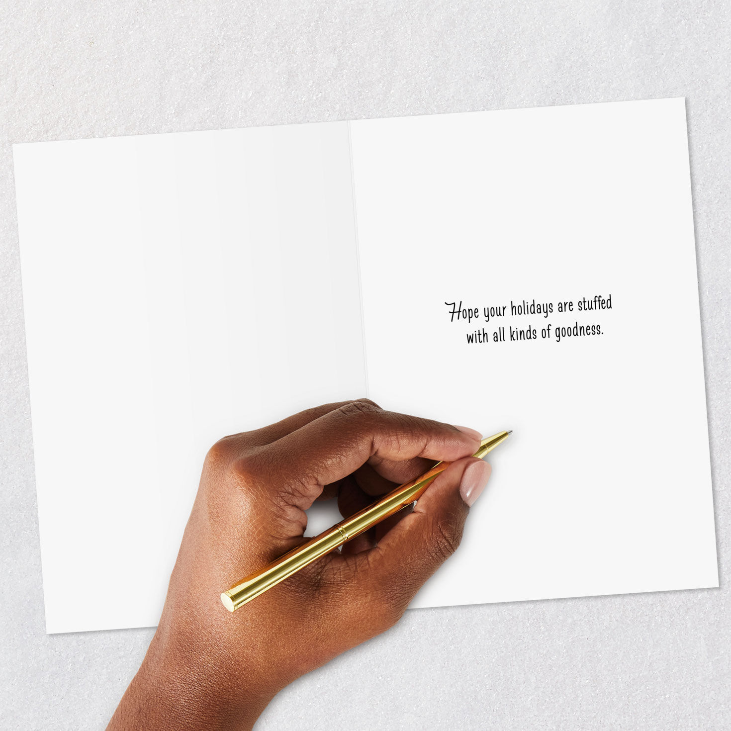 Variety of Colorful Stockings Christmas Cards Pack Signing card image number 6