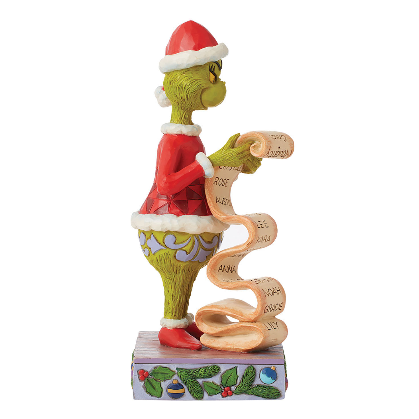 Jim Shore Dr. Seuss Grinch Naughty and Nice List Figurine, 8.7", , large image number 3