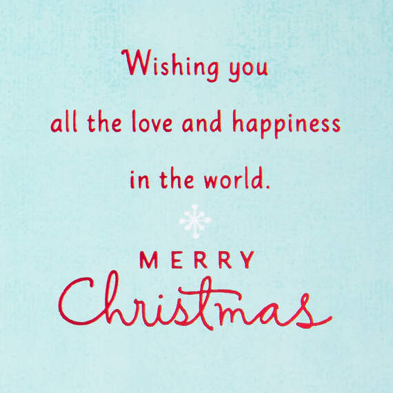 Love and Happiness Christmas Card for Son and Daughter-in-Law, , large image number 2