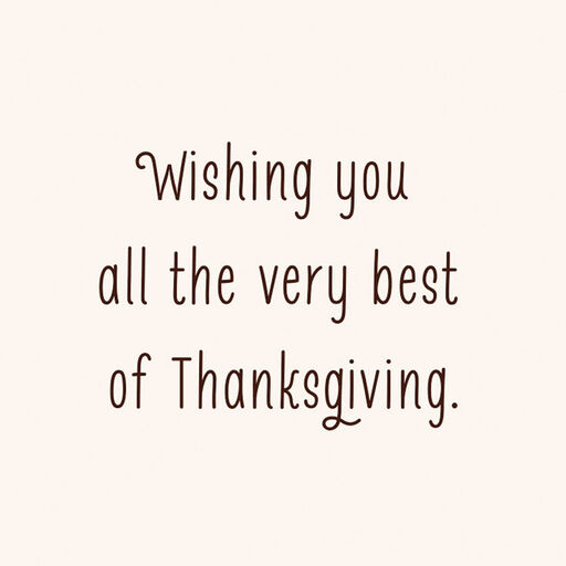Full Plates, Full Hearts Thanksgiving Card, 