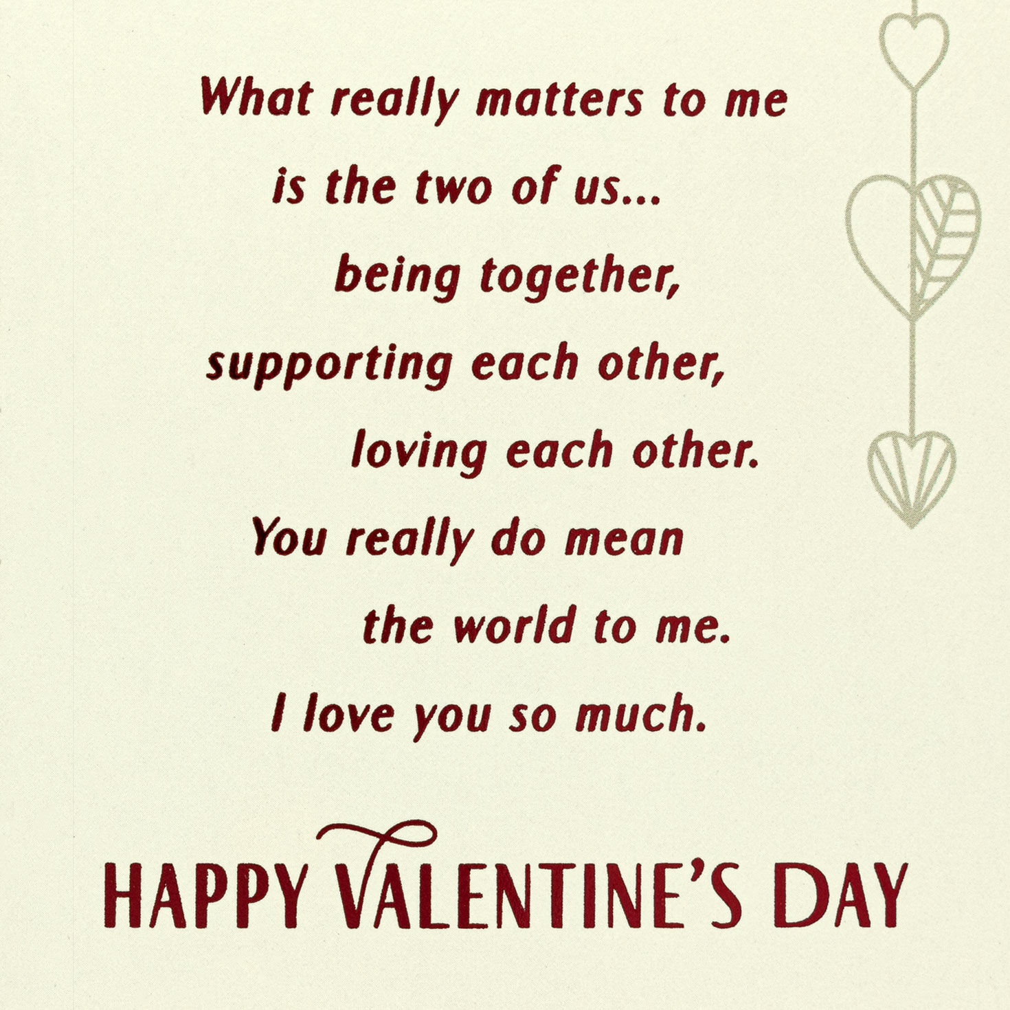 You Mean the World to Me Romantic Valentine's Day Card for Him for only USD 6.99 | Hallmark