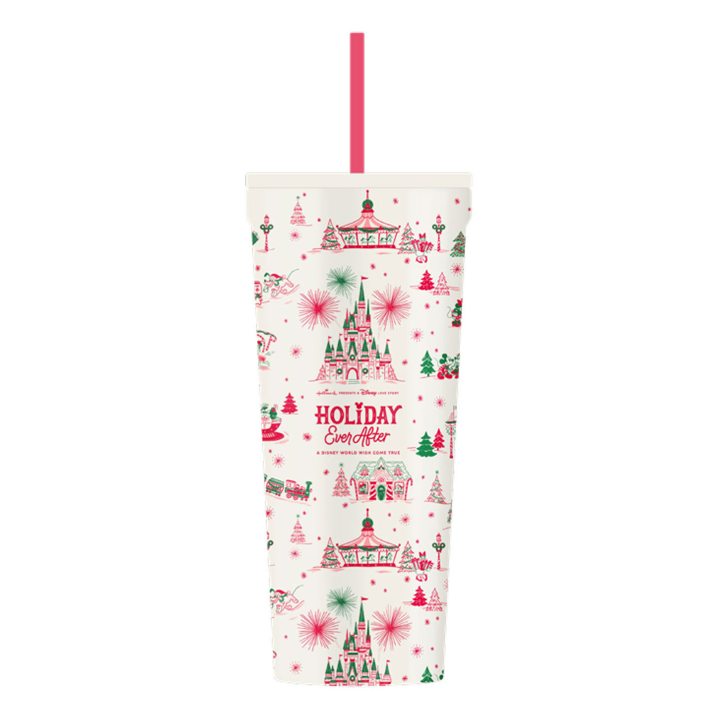 Hallmark x Disney Holiday Ever After Corkcicle Stainless Steel Cold Cup, 24 oz.