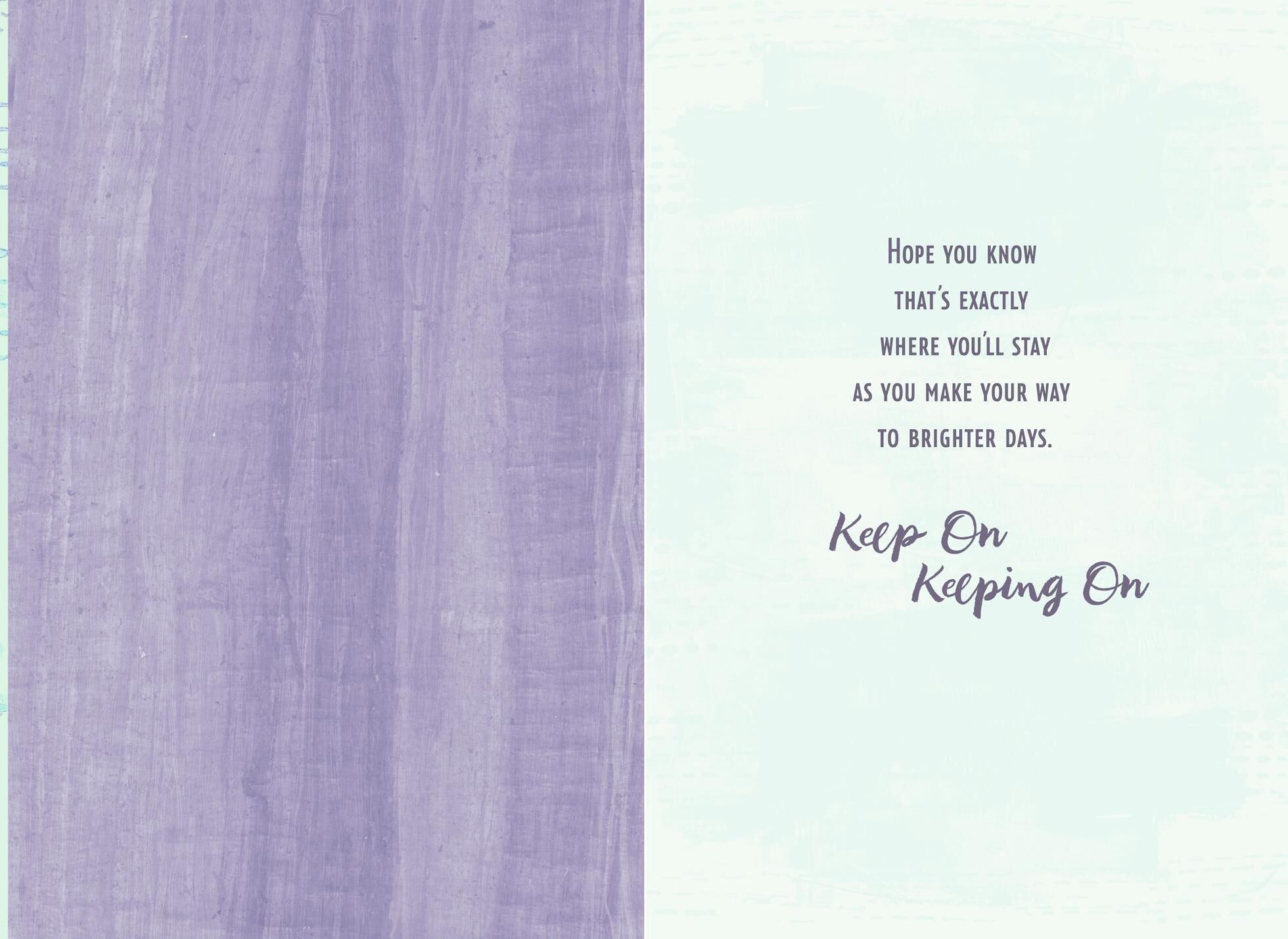 Watercolor Faceted Heart Encouragement Card