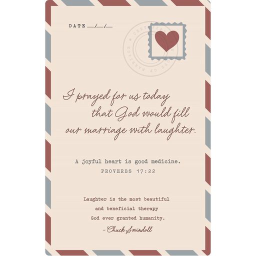 Prayers to Share: 100 Notes of Love to Affirm Your Marriage Book, 