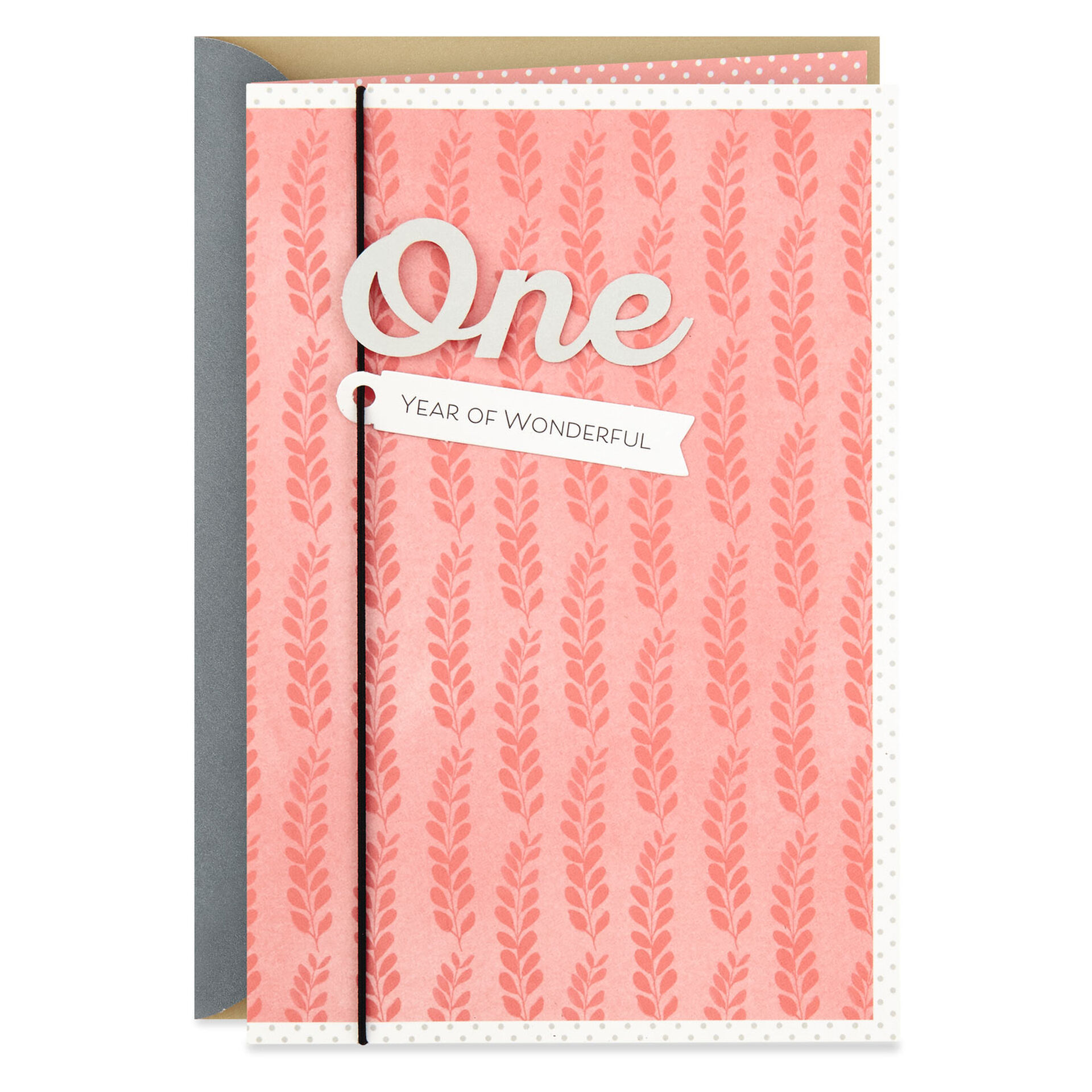 One Year Of Wonderful 1st Anniversary Card Greeting Cards Hallmark Send special messages with zazzle's 1st wedding anniversary cards! one year of wonderful 1st anniversary card