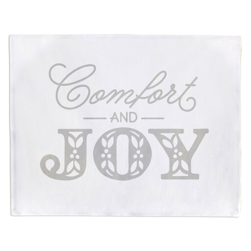 Comfort and Joy Throw Blanket, 50x60, 