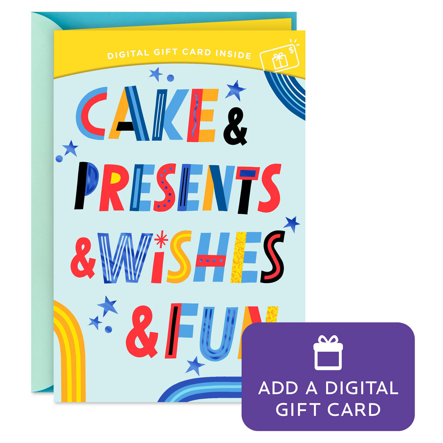All the Things, All for You Gift Card Greeting Birthday Card for Kids