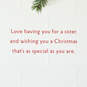 One of the Best Gifts of All Christmas Card for Sister, , large image number 3
