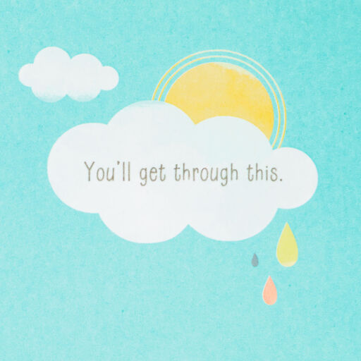 Disney Winnie the Pooh and Eeyore Encouragement Card, 