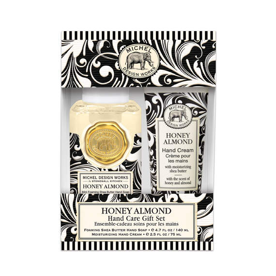 Michel Design Works Honey Almond Hand Care Gift Bundle, Set of 2