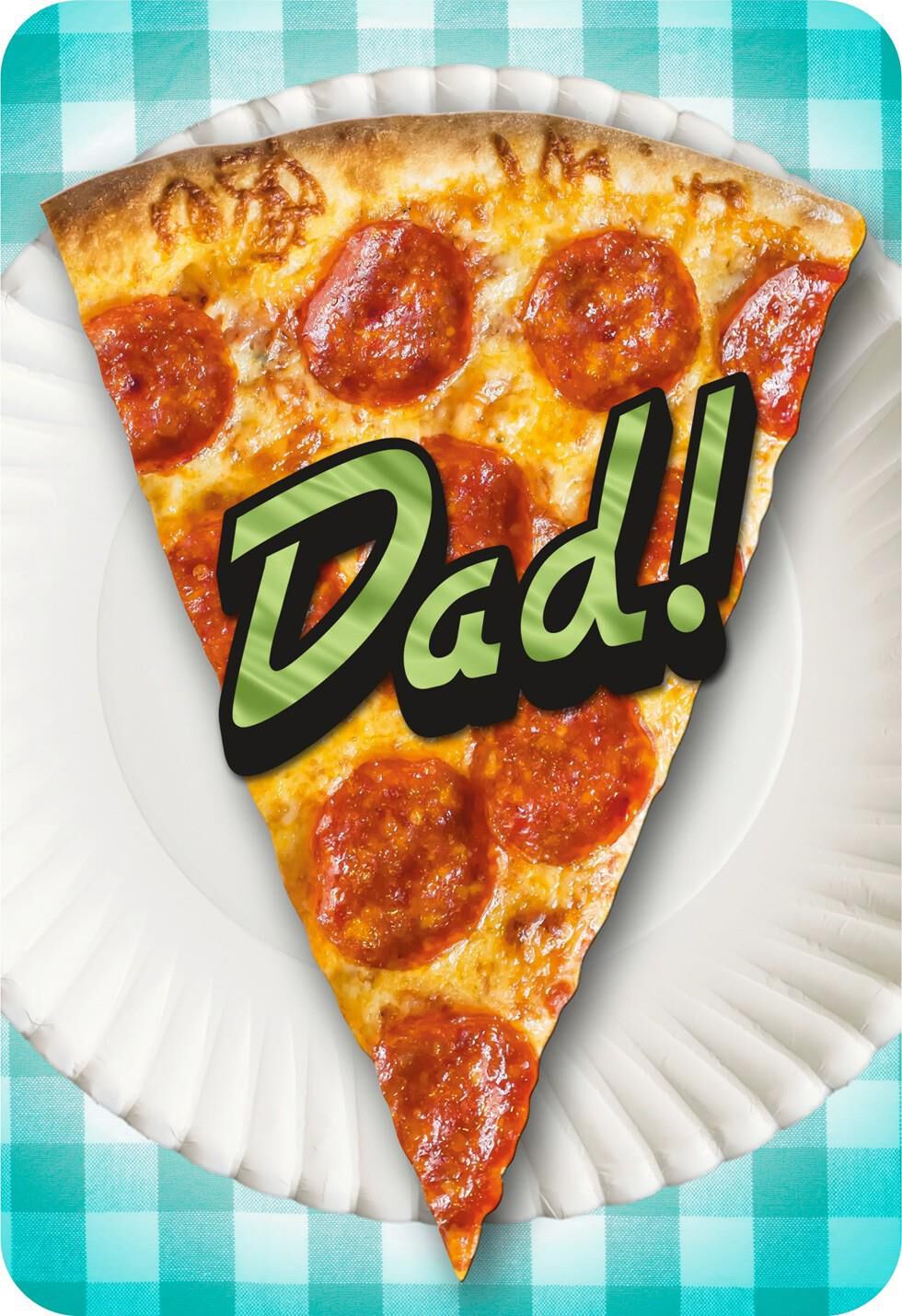 Pizza Musical Father's Day Card