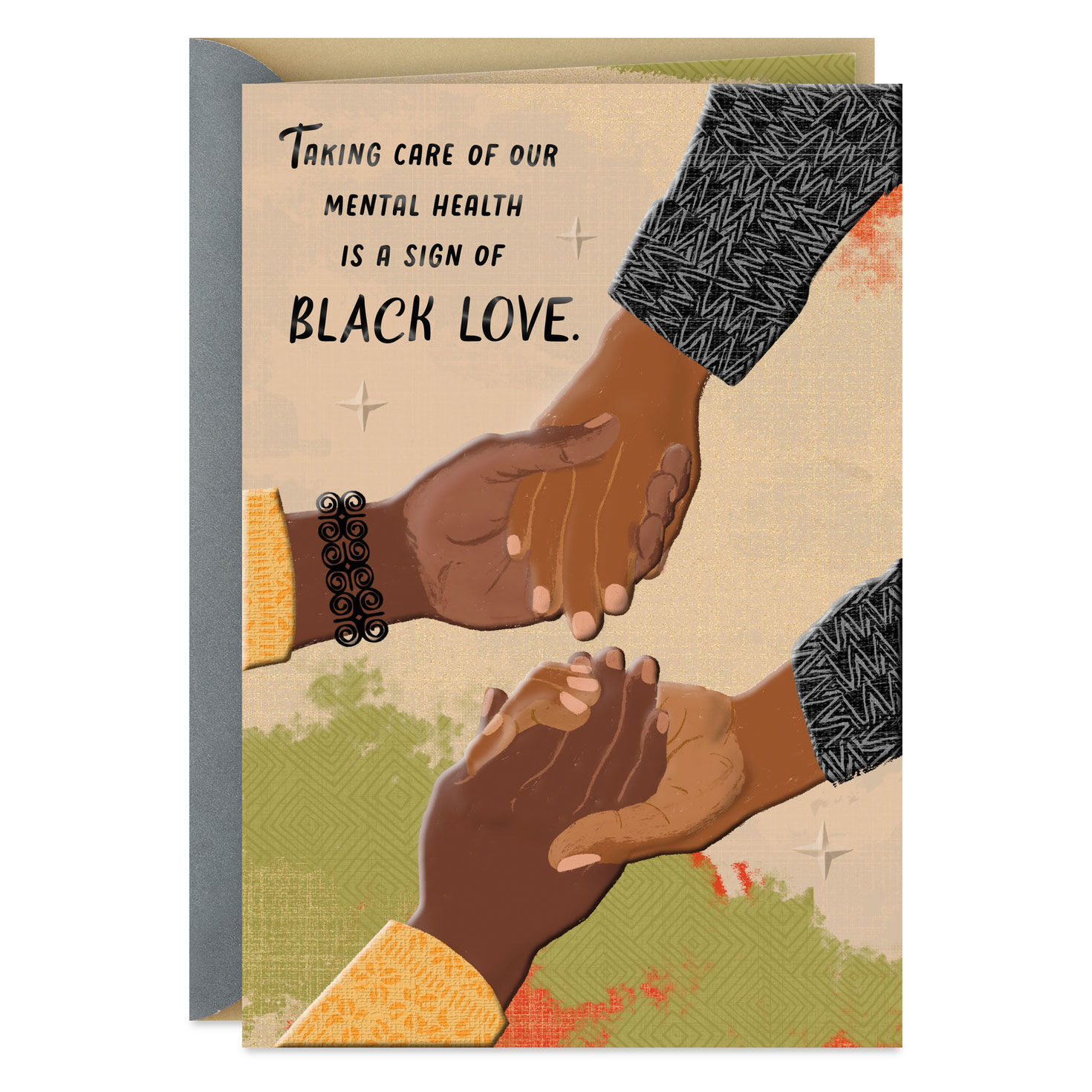 Caring Hands Encouragement Card