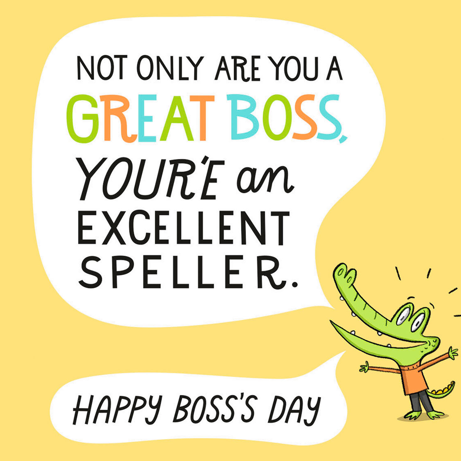 There's No "I" in Team Funny Boss's Day Card for only USD 3.99 | Hallmark