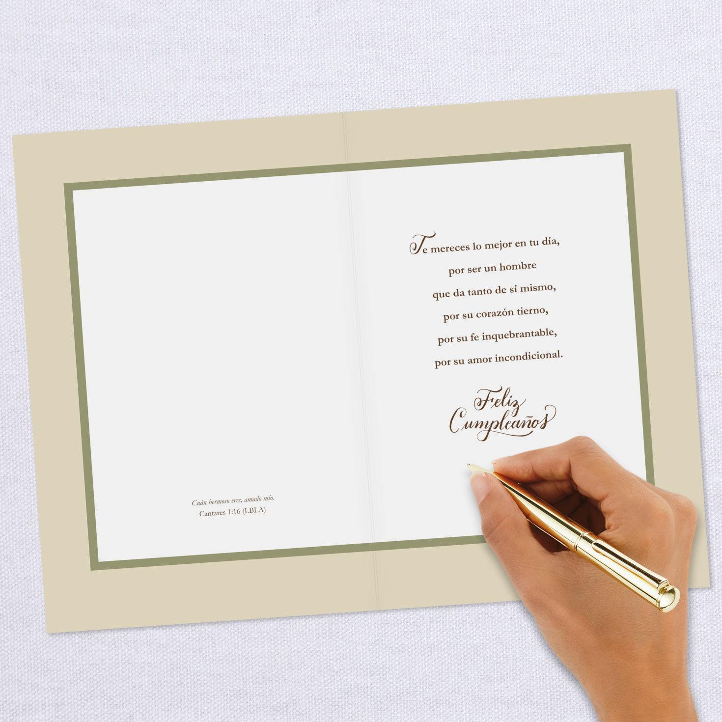 Husband and Friend Spanish-Language Religious Birthday Card, , large image number 6