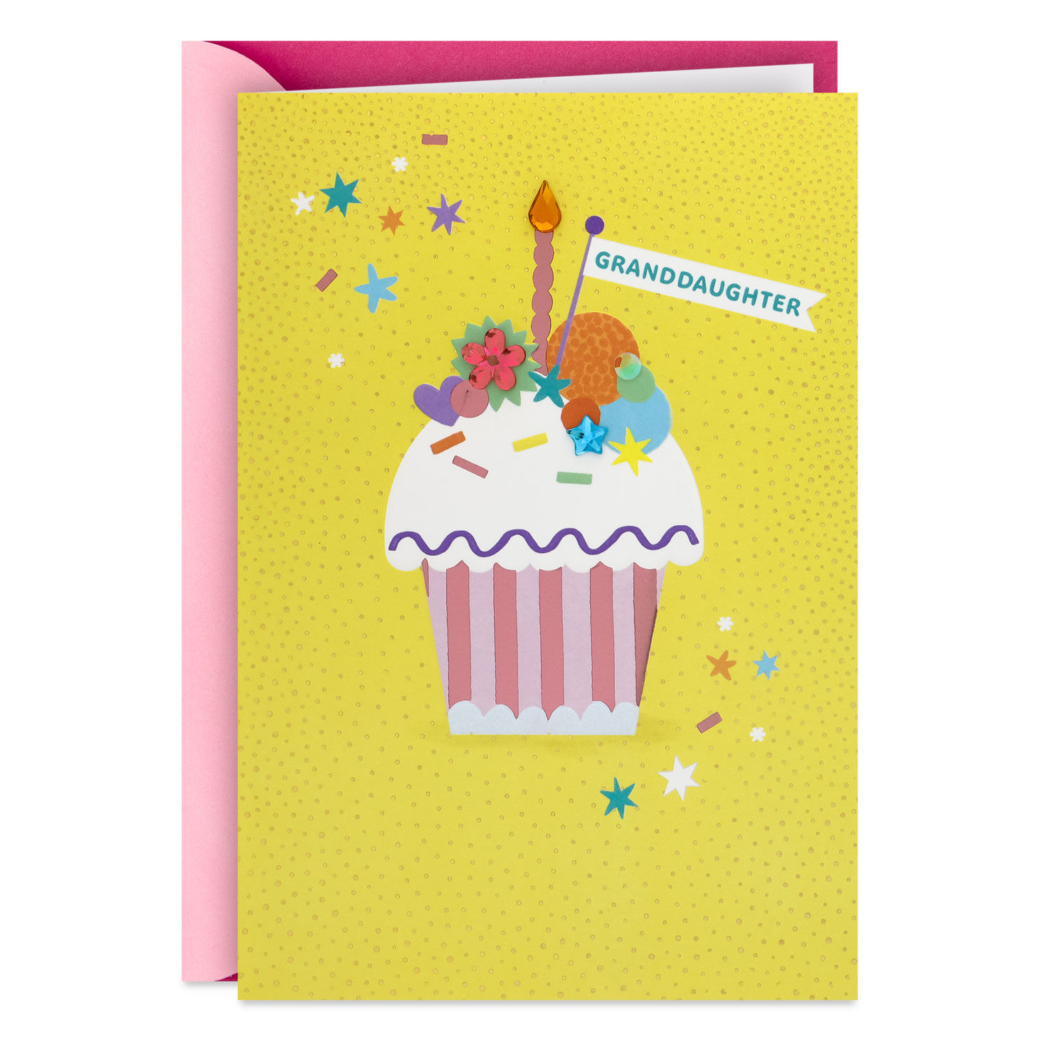 Sweet, Sparkly You Birthday Card for Granddaughter