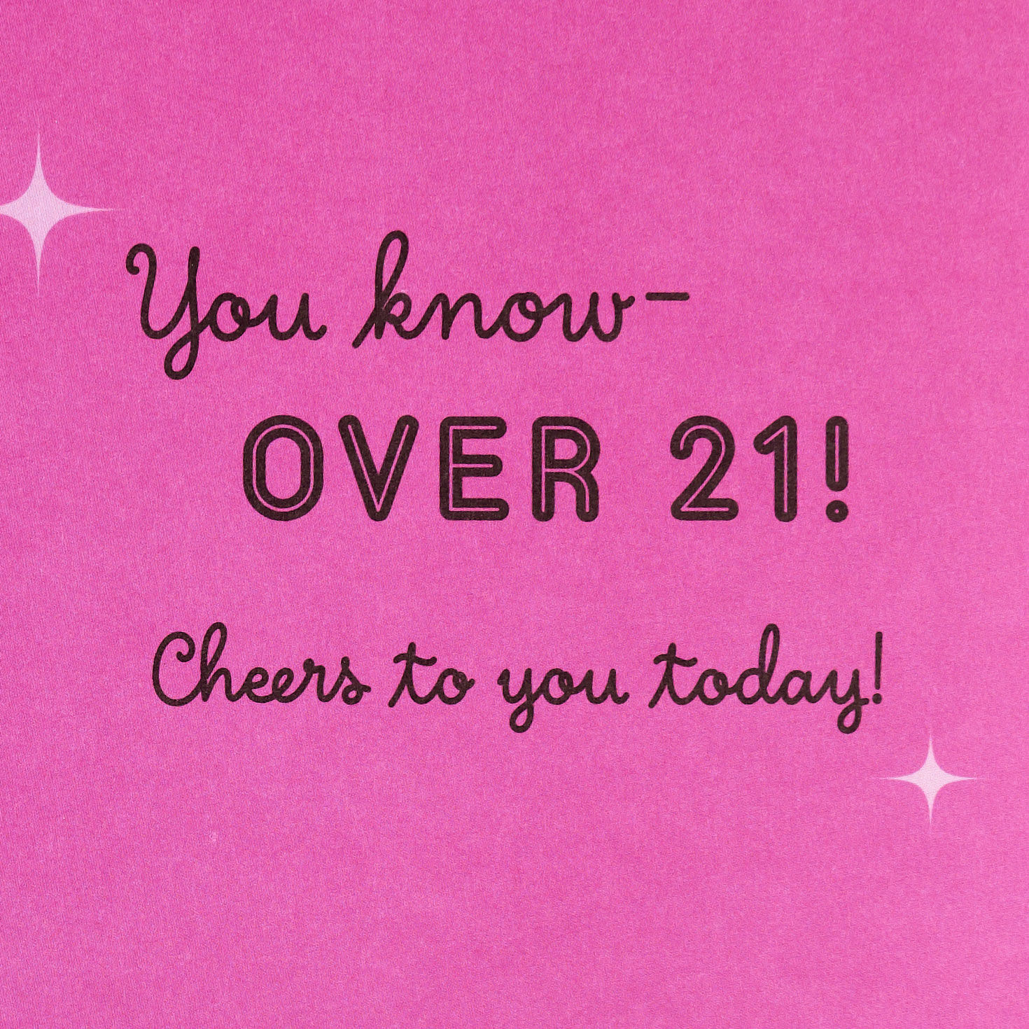 Cheers to Acting Your Age Birthday Card for only USD 3.99 | Hallmark