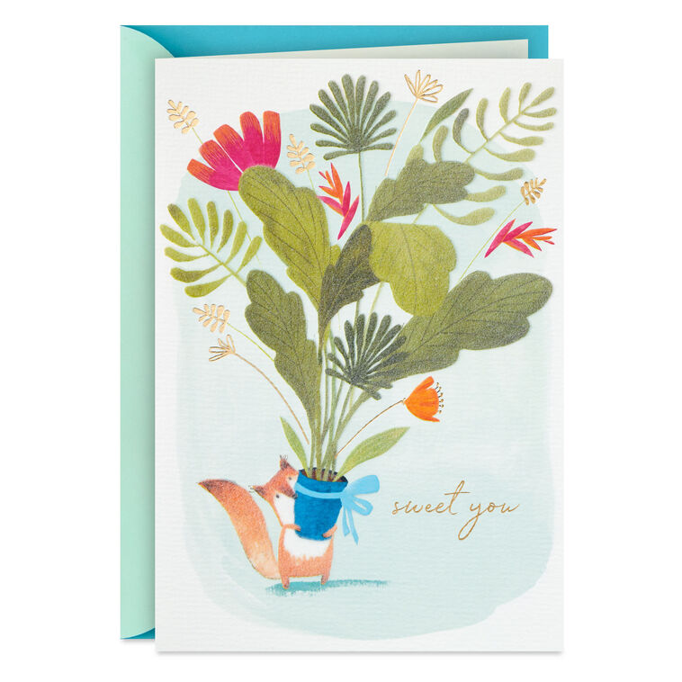 Sweet You, Grateful Me Thank You Card