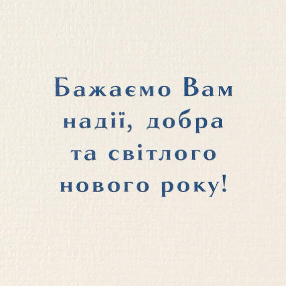 Keeping You Close In Heart Ukrainian-Language Christmas Card, , large image number 2
